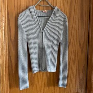 Cute full zip sweater
